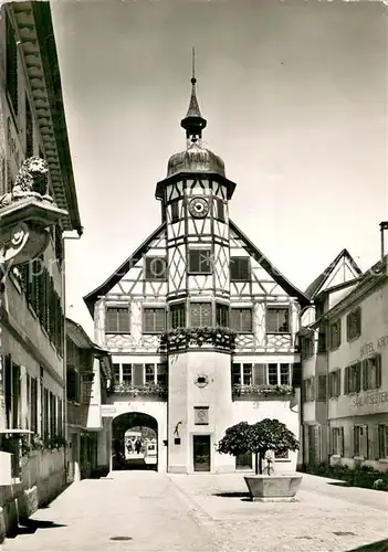 AK / Ansichtskarte Steckborn_Untersee Rathaus Steckborn Untersee