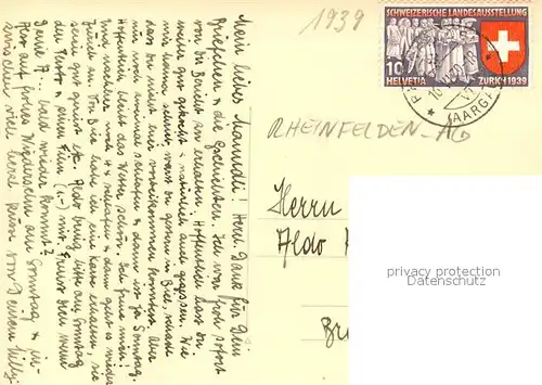 AK / Ansichtskarte Rheinfelden_AG Strandpromenade Rheinfelden AG