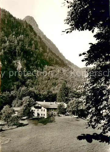 AK / Ansichtskarte Karlstein_Oberbayern Alpenwirtschaft Kugelbachbauer Karlstein_Oberbayern