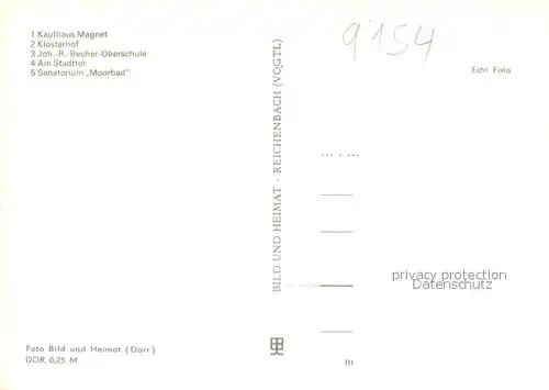 AK / Ansichtskarte Bad_Doberan Kaufhaus Magnet Klosterhof Joh Becher Oberschule Am Stadttor Sanatorium Moorbad Bad_Doberan