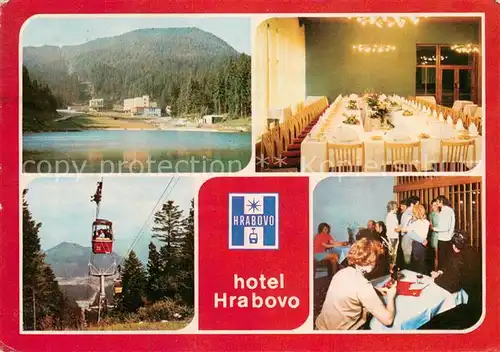 AK / Ansichtskarte Ruzomberok_Rozsahegy_Slovakia Interhotel Hrabovo Velky Fatre Bergbahn 