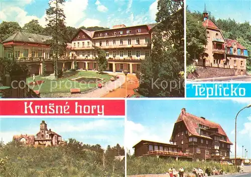 AK / Ansichtskarte Teplice_Teplitz Schoenau_CZ Berghotel im Erzgebirge 