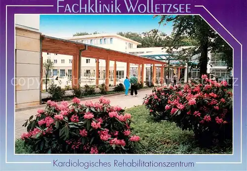 AK / Ansichtskarte Wolletz Fachklinik Wolletzsee Kardiologisches Rehabilitationszentrum Wolletz