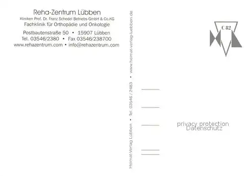 AK / Ansichtskarte Luebben_Spreewald Reha Zentrum Luebben Spreewald