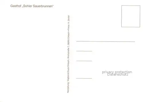 AK / Ansichtskarte Muehlhausen_Vogtland Gasthof Sohler Sauerbrunnen Tierpark Dammwild Holzbrunnen Landschaft Muehlhausen_Vogtland