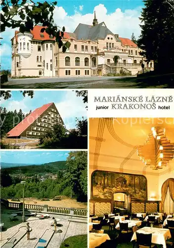 AK / Ansichtskarte Marianske_Lazne Junior Krakonos Hotel Restaurant Marianske_Lazne