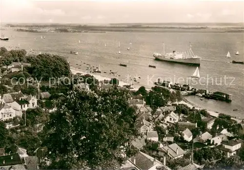 AK / Ansichtskarte Blankenese_Hamburg Panorama Binnendelta der Elbe 