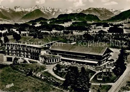 AK / Ansichtskarte Sonthofen_Oberallgaeu Alpen  Moor  und Kneippbad Sonnenalp Kurhotel Alpenpanorama Sonthofen Oberallgaeu