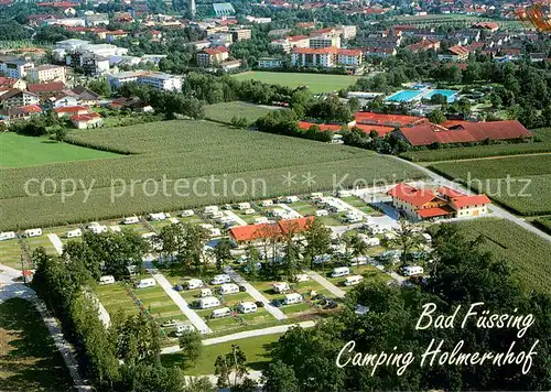 AK / Ansichtskarte Bad_Fuessing Camping Holmernhof Tennispark Bad_Fuessing