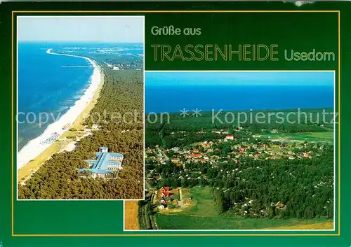 AK / Ansichtskarte Trassenheide_Usedom Fliegeraufnahme Trassenheide Usedom