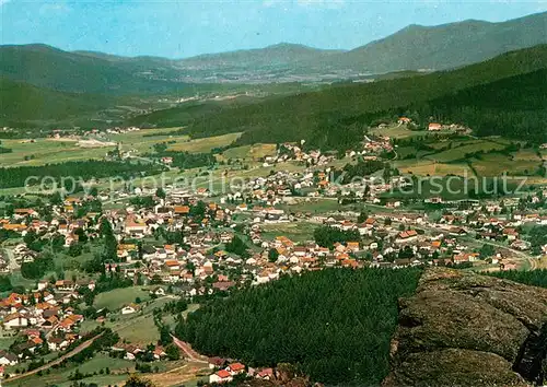 AK / Ansichtskarte Bodenmais Panorama Blick vom Silberberg Bayerischer Wald Bodenmais