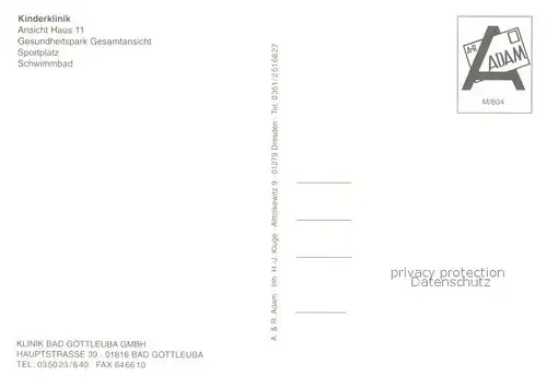 AK / Ansichtskarte Bad_Gottleuba Berggiesshuebel Kinderklinik Gesundheitspark Sportplatz Hallenbad Bad