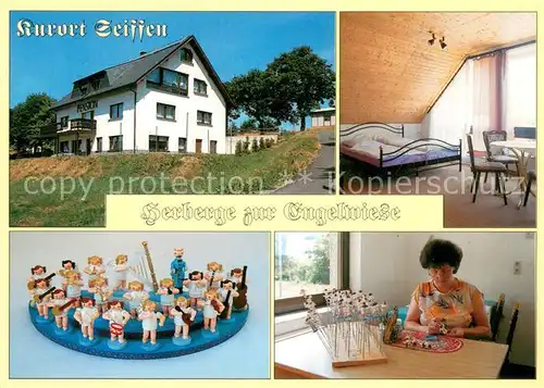 AK / Ansichtskarte Seiffen_Erzgebirge Herberge zur Engelwiese Pension Kunstgewerbe Seiffen Erzgebirge
