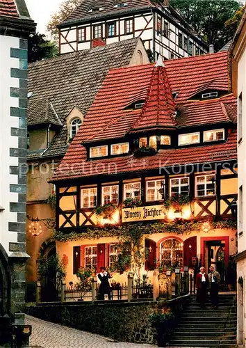 AK / Ansichtskarte Meissen_Elbe_Sachsen Romantikrestaurant Vincenz Richter Meissen_Elbe_Sachsen