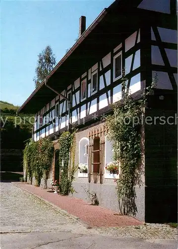 AK / Ansichtskarte Kertzsch_Remse Pension zur Quelle Fachwerk 