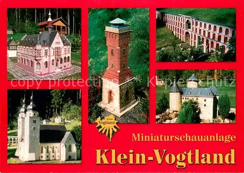 AK / Ansichtskarte Adorf_Vogtland Miniaturschauanlage Klein Vogtland Adorf_Vogtland