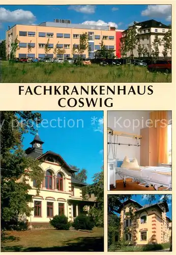 AK / Ansichtskarte Coswig_Sachsen Fachkrankenhaus Patientenzimmer Coswig Sachsen