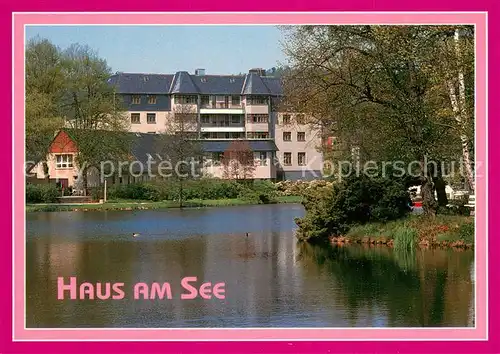 AK / Ansichtskarte Bad_Elster Haus am See Kurhotel Bad_Elster