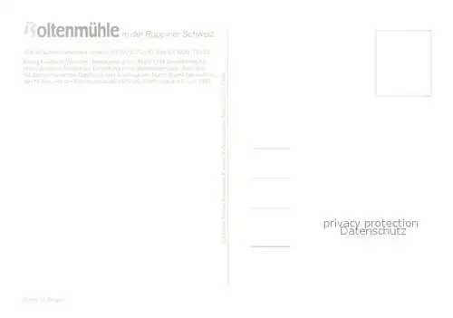 AK / Ansichtskarte Guehlen_Glienicke Gasthof Restaurant Boltenmuehle Ruppiner Schweiz Guehlen_Glienicke