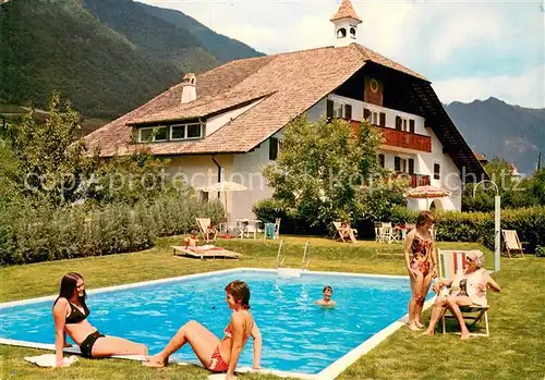 AK / Ansichtskarte Wurmlingen_Tuttlingen Klaus Schmidtke Partie am Pool Wurmlingen Tuttlingen