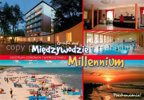 AK / Ansichtskarte Miedzywodzie Centrum Zdrowia Millennium Strand Miedzywodzie