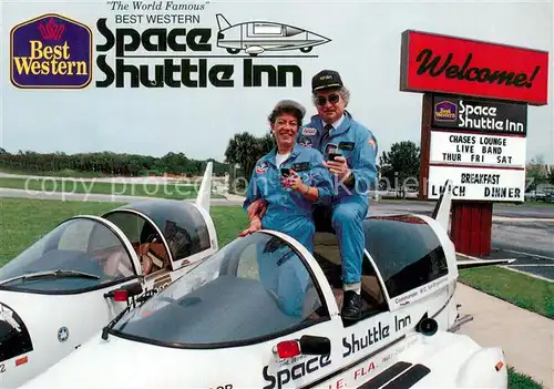 AK / Ansichtskarte Titusville_Florida Space Shuttle Inn  