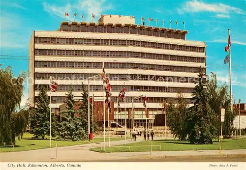 AK / Ansichtskarte Edmonton_Alberta City Hall Edmonton Alberta