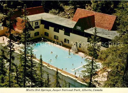 AK / Ansichtskarte Jasper_National_Park_Canada Miette Hot Springs 