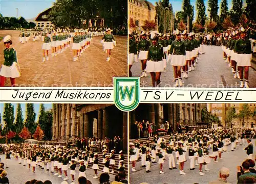 AK / Ansichtskarte Wedel_Pinneberg Jugend Musikkiorps TSV Wedel Wedel Pinneberg