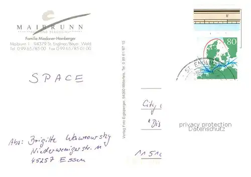 AK / Ansichtskarte St_Englmar Kur  u. Berghotel Maibrunn St_Englmar