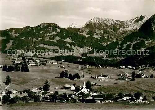 AK / Ansichtskarte Obermaiselstein mit Sonnenkopf Entschenkopf Nebelhorn und Rubihorn Obermaiselstein