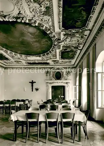 AK / Ansichtskarte Weilheim_Oberbayern Jugendkurheim Kloster Wessobrunn Benediktus Saal Weilheim Oberbayern