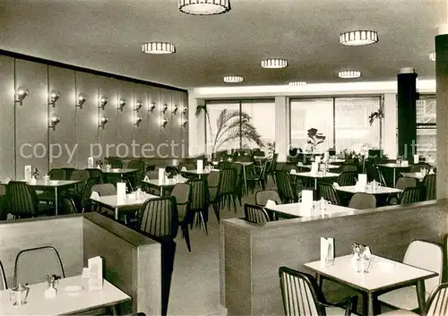 AK / Ansichtskarte Ulm__Donau Konditorei Cafe Troeglen Gastraum 