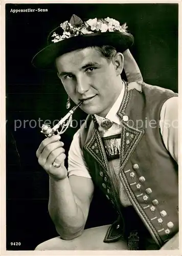 AK / Ansichtskarte Schwaegalp_AR Appenzeller Senn Schwaegalp AR