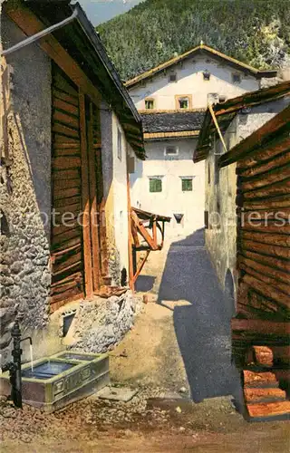 AK / Ansichtskarte Filisur_GR Buendner Haeuser 