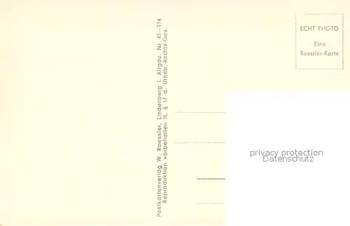 AK / Ansichtskarte Lindenberg_Allgaeu Gesamtansicht mit Alpenpanorama Lindenberg Allgaeu