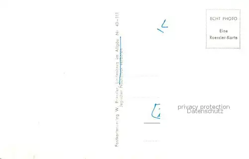 AK / Ansichtskarte Lindenberg_Allgaeu Gesamtansicht mit Alpenpanorama Lindenberg Allgaeu