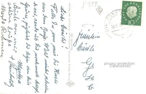 AK / Ansichtskarte Fuerstenzell Klosterkirche Marktplatz Kinderheim Krankenhaus Kirche Neue Siedlung Fuerstenzell