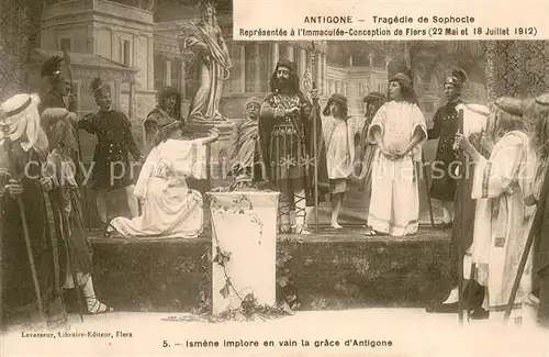 AK / Ansichtskarte Theater Antigone Tragedle de Sophocle 