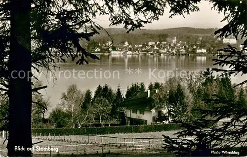 AK / Ansichtskarte Starnberg Blick ueber den See Starnberg