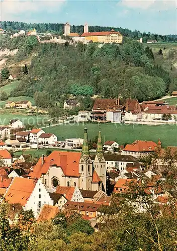 AK / Ansichtskarte Beilngries Ansicht mit Kirche Schloss Hirschberg Beilngries