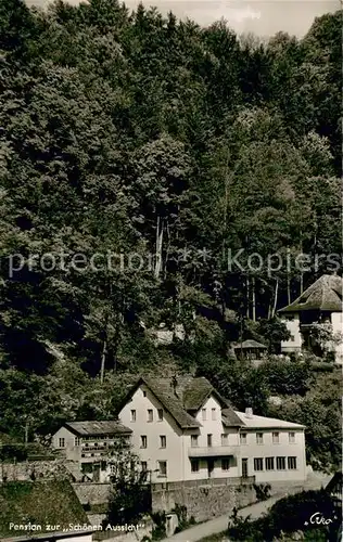AK / Ansichtskarte Behringersmuehle Pension zur schoenen Aussicht Behringersmuehle