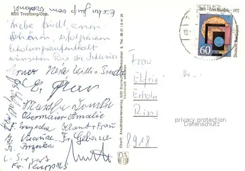 AK / Ansichtskarte Trostberg Ortsansichten Sportanlagen Freibad Tennisanlage Minigolf Trostberg