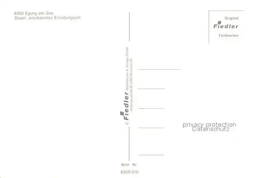 AK / Ansichtskarte Eging_See Panorama Erholungsort Hallenbad Partie am See Eging_See