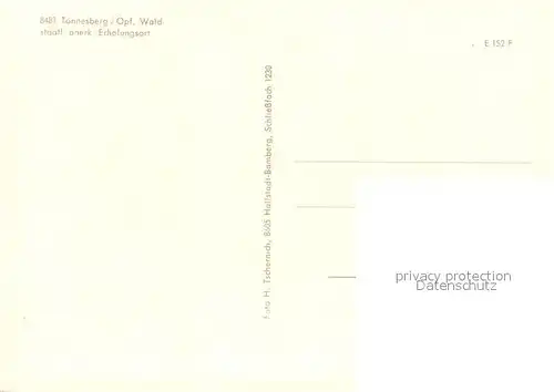 AK / Ansichtskarte Taennesberg Luftkurort Oberpfaelzer Wald und seine Umgebung Taennesberg