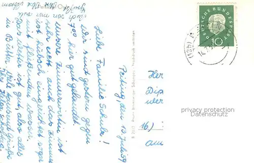 AK / Ansichtskarte Peiting Gesamtansicht mit Alpenpanorama Peiting