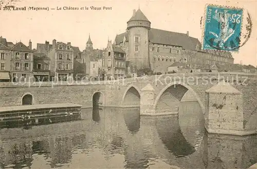 AK / Ansichtskarte Laval_53 Le Chateau et le Vieux Pont 