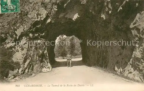 AK / Ansichtskarte Gerardmer_88_Vosges Le Tunnel de la Roche du Diable 