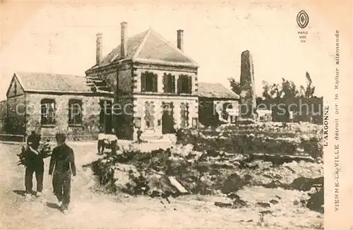 AK / Ansichtskarte Vienne la Ville detruit par la Kultur allemande Vienne la Ville