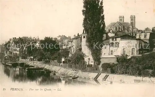 AK / Ansichtskarte Verdun_Meuse Vue sur les Quais Verdun Meuse